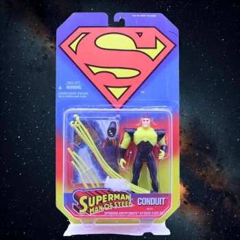 Conduit Actionfigur Kenner 1995 OVP | Superman Man of Steel | hoppla-stuff.de